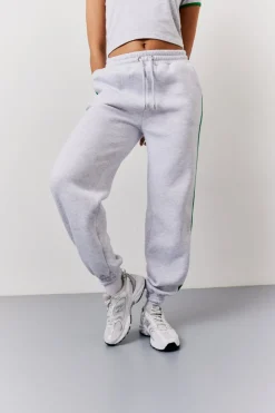 Best Fits Marl Side Stripe Cuffed Co-Ord Jogger Grey