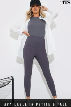Hot Fits High Waisted Sculpt and Control Ribbed Leggings