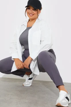 Hot Fits High Waisted Sculpt and Control Ribbed Leggings
