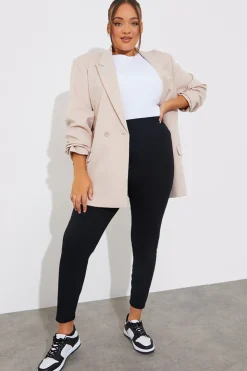 Hot Fits High Waisted Sculpt and Control Ribbed Leggings