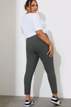 Hot Fits High Waisted Sculpt and Control Ribbed Leggings
