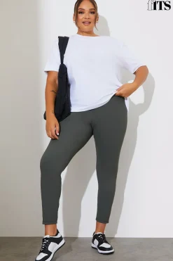 Hot Fits High Waisted Sculpt and Control Ribbed Leggings