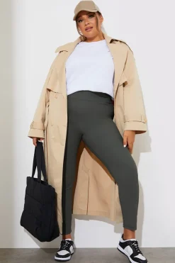 Hot Fits High Waisted Sculpt and Control Ribbed Leggings