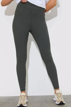 Hot Fits High Waisted Sculpt and Control Ribbed Leggings