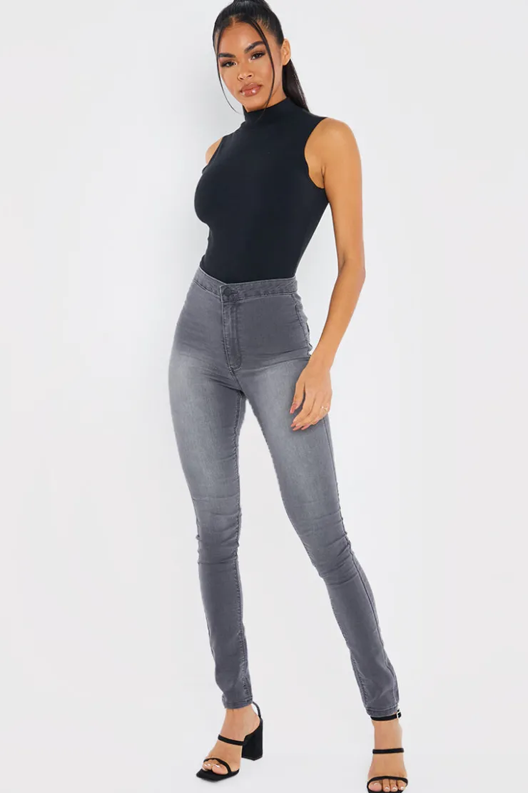 New In the Style High Waisted Stretch Jegging Jeans