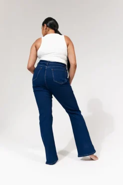 Clearance In The Style Ivy Kickflare Jeans Indigo
