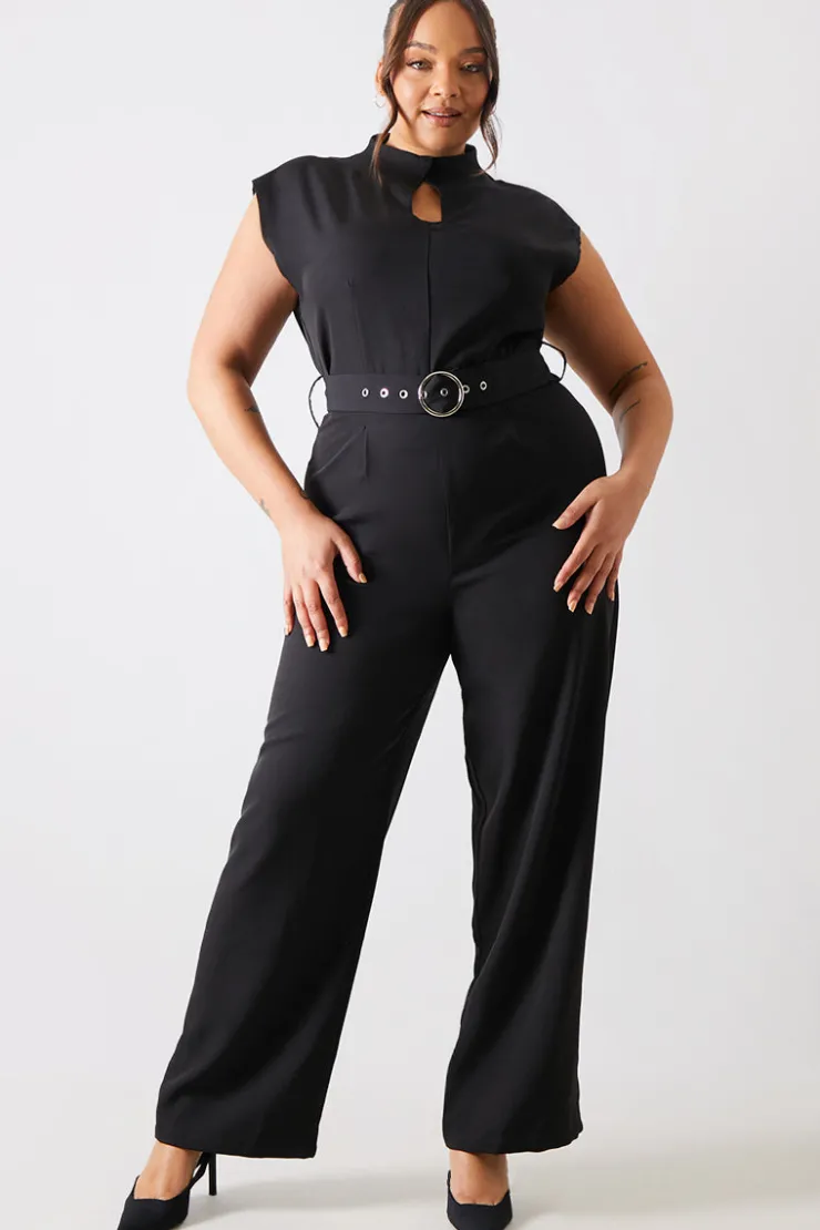 Sale In The Style Key Hole Front Jumpsuit