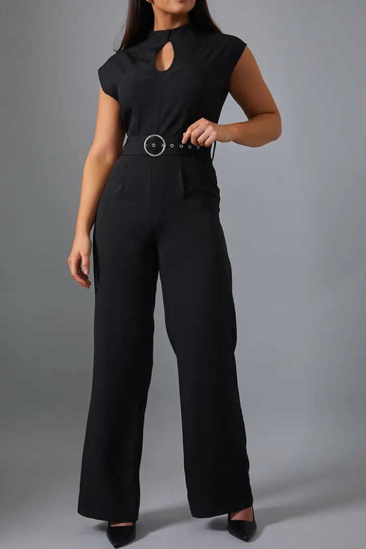 Sale In The Style Key Hole Front Jumpsuit