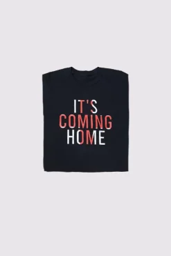 Sale In The Style Kids It's Coming Home T-Shirt Black