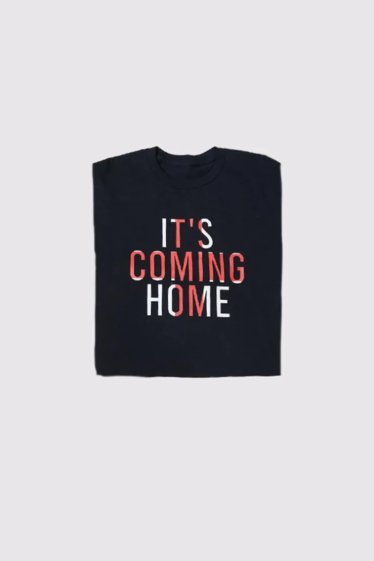 Sale In The Style Kids It's Coming Home T-Shirt Black