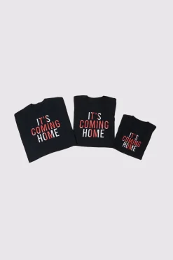 Sale In The Style Kids It's Coming Home T-Shirt Black