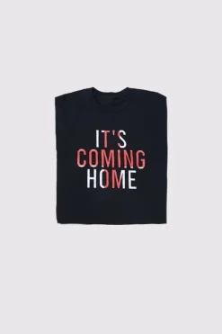 Sale In The Style Kids It's Coming Home T-Shirt Black