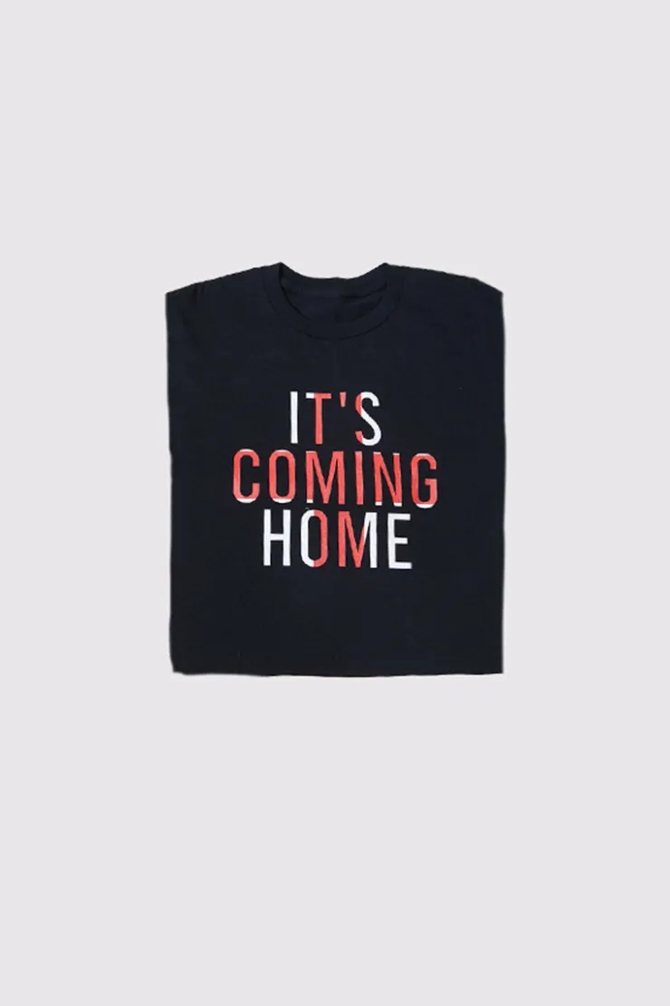 Sale In The Style Kids It's Coming Home T-Shirt Black