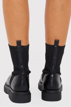 In The Style Lace Up Boots Black