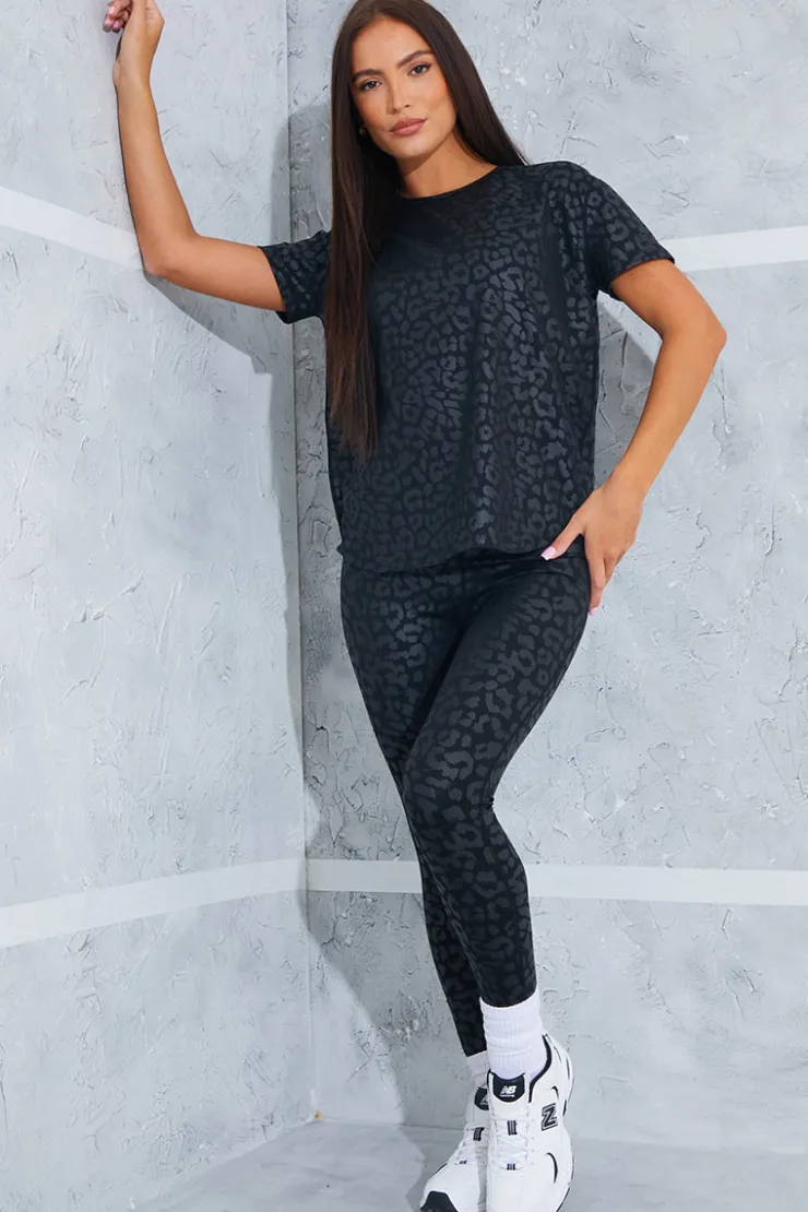 In the Style Leopard Active T-Shirt