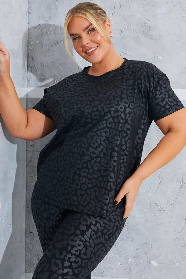 In the Style Leopard Active T-Shirt