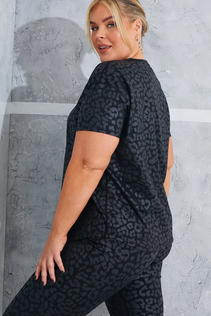 In the Style Leopard Active T-Shirt