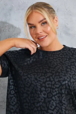 In the Style Leopard Active T-Shirt