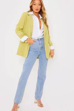 Best In the Style Light Wash Straight Leg Jeans Blue