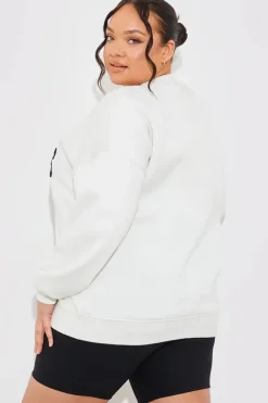 Sale In The Style Los Angeles Oversized Sweater Cream