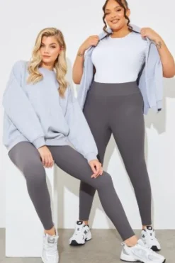 Clearance In The Style Marl Crew Neck Fleeceback Sweater Grey