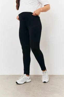 Discount In the Style Maternity Jersey Leggings Black