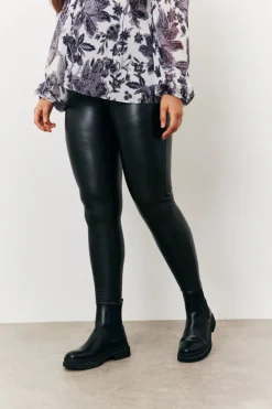 Discount In the Style Maternity Leather Look Legging Black
