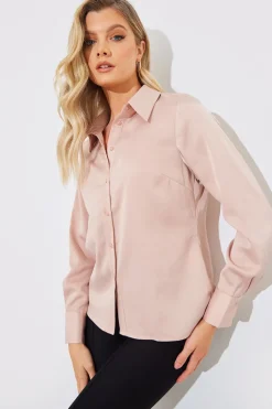 Sale In The Style Matte Satin Blouse