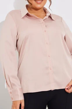 Sale In The Style Matte Satin Blouse