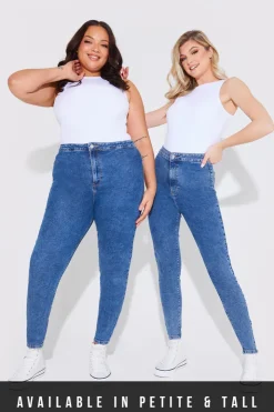 Outlet Fits Mid Jegging Blue
