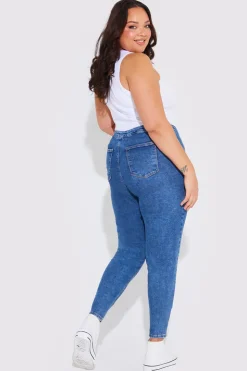 Outlet Fits Mid Jegging Blue