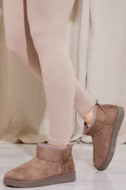 New In The Style Mini Faux Suede Boot