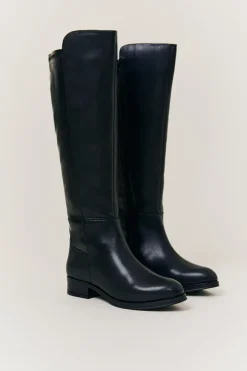 Clearance In The Style Molly Knee High Riding Boot Black