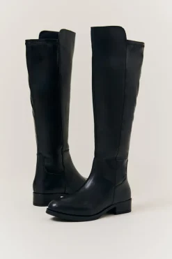 Clearance In The Style Molly Knee High Riding Boot Black