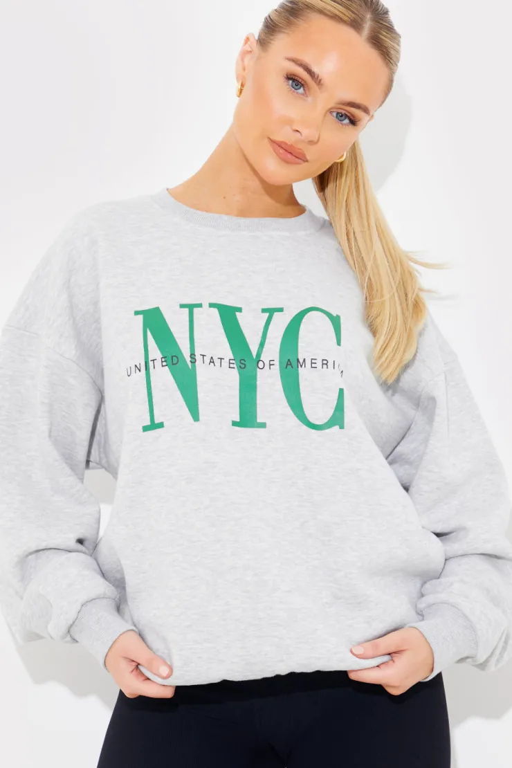 Best In the Style NYC Printed Sweatshirt