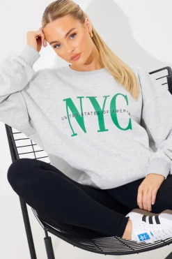 Best In the Style NYC Printed Sweatshirt