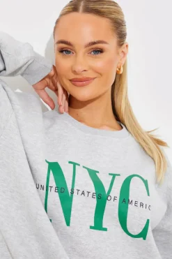 Best In the Style NYC Printed Sweatshirt