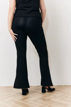 Outlet In The Style Occasion Flare Trousers Black