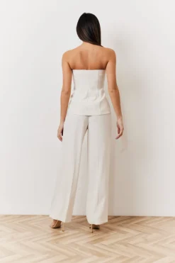 Discount In The Style Occasion Bustier Top Cream