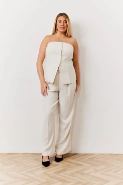 Discount In The Style Occasion Bustier Top Cream