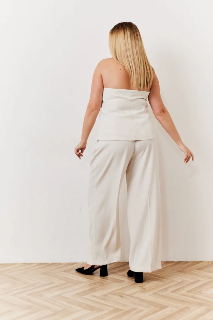 Discount In The Style Occasion Bustier Top Cream