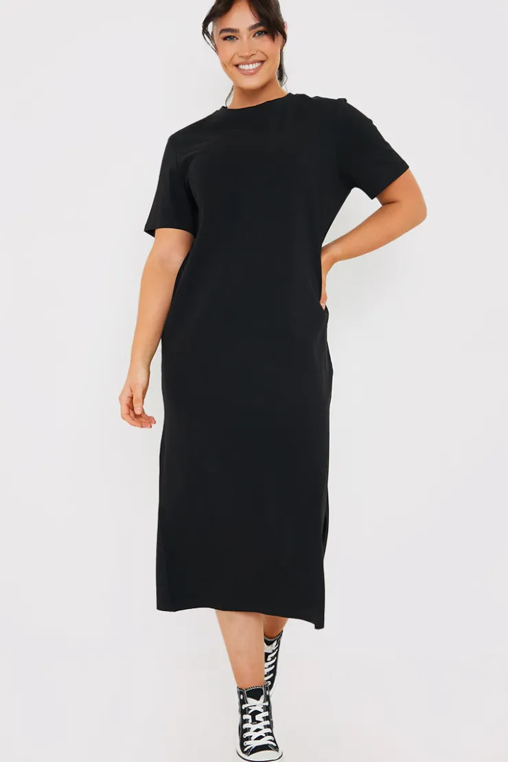 New In The Style Oversized Midaxi T-Shirt Dress