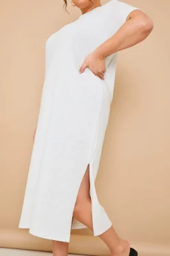 New In The Style Oversized Midaxi T-Shirt Dress