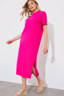 New In The Style Oversized Midaxi T-Shirt Dress