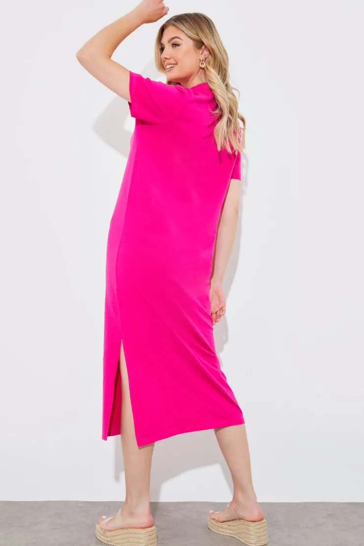 New In The Style Oversized Midaxi T-Shirt Dress