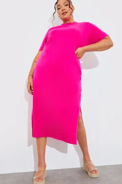 New In The Style Oversized Midaxi T-Shirt Dress