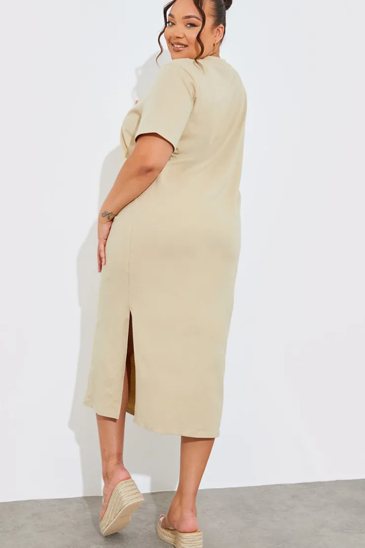 New In The Style Oversized Midaxi T-Shirt Dress