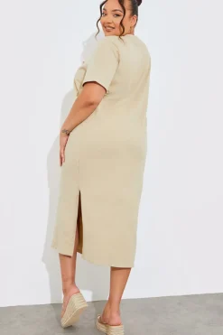New In The Style Oversized Midaxi T-Shirt Dress