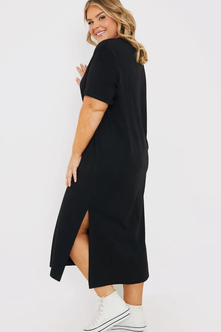 New In The Style Oversized Midaxi T-Shirt Dress