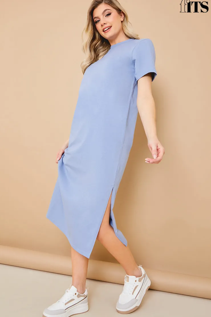 New In The Style Oversized Midaxi T-Shirt Dress